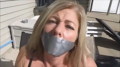 Demanding Housewife Bound And Gagged