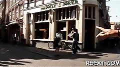 Lucky dude gets his rod sucked hard by an amsterdam hooker
